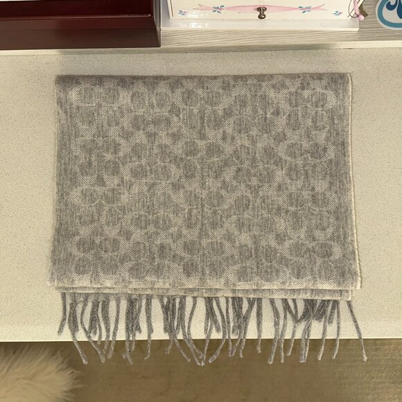 Grey Coach Scarf - Picture 1 of 3